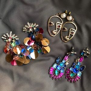 3 FOR $12 Earrings Combo/ Accessories Bundle